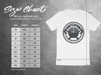BELLA+CANVAS 3001 unisex t-shirt size chart with measurements.