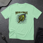 T-shirt with "Master of Paddles" text and a flaming pickleball paddle.