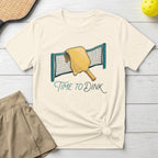 T-shirt with "Time to D Dink" text and pickleball court graphic.