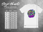 Size chart for Bella + Canvas 3001 unisex t-shirt, "Kitchen Queen" graphic.