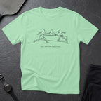 T-shirt with line drawing of two people playing pickleball, text "The Art of the Game".