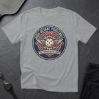 Grey t-shirt with "High-Octane Pickleball Full Service on the Court" graphic.