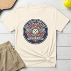 Cream t-shirt with "High-Octane Pickleball" logo and "Full Service on the Court".