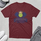 Maroon t-shirt with "Pickle Queen" text and pickleball graphic.