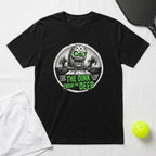 T-shirt with vintage B-movie horror graphic and text "The Dink From The Deep".